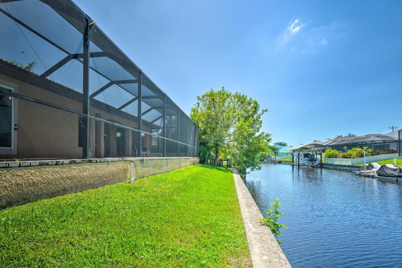 Canalfront Cape Coral Home With Patio And Grill! Exterior foto